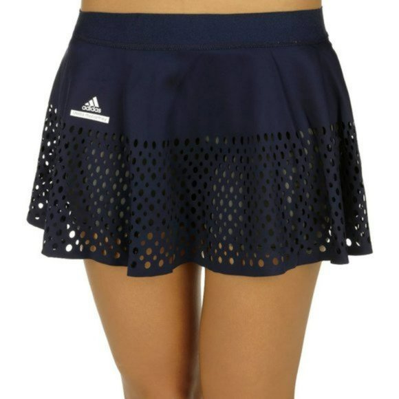 Nwt Adidas Stella McCartney Laser tennis skort skirt S Small Navy Blue - Picture 6 of 15